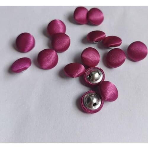 50pcs/Pack Rose Red Button DIY Handmade Accessoires Wedding Dress Back Sewing Accessoires