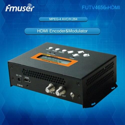 Free Shipping FUTV4656H DVB-T MPEG-4 AVC/H.264 HD Encoder Modulator Tuner,HDMI in; RF out Home Use