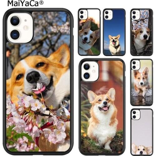 MaiYaCa Corgi Welsh Corgi Dog Phone Case Cover For iPhone SE 6 6s 7 8 plus X XR XS 11 12 pro max Samsung Galaxy S8 S9 S10 shell