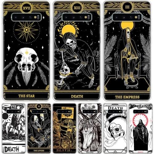 Death Tarot Phone Case For Samsung Galaxy A50 A70 A30S A51 A71 A10 A20E A40 A90 A20S M30S A6 A7 A8 A9 Plus Coque