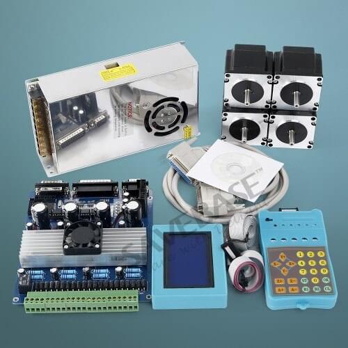 CNC Kit With TB6560 4 Axis Set Professional Version Driver Board & HB Motor/PSU