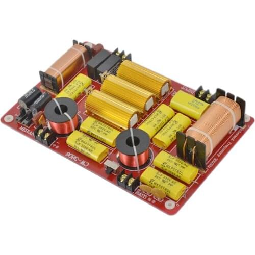 600W 3 Way Speaker Audio Frequency Divider 3 Unit Speaker Crossover for Car Home Audio System