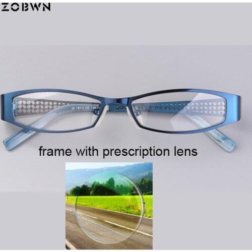 Classic glasses women gafa prescription eyewear oculos de grau feminino reading myopia glasses pink brown blue colors full frame