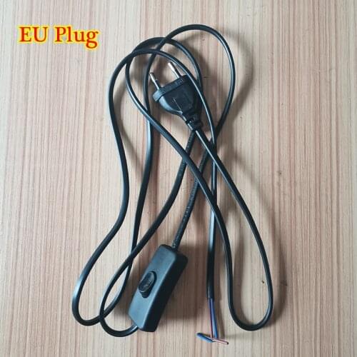 Button Switch Wire Power Cord for LED Desk Lamp and Pendant Light