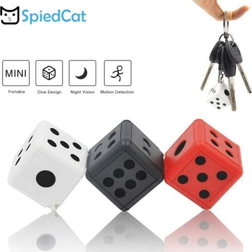 HD Mini Night Vision Keychain Camcorder Action Mini Camera DV Video Voice Recorder Micro Camera White Black Red Support TF card