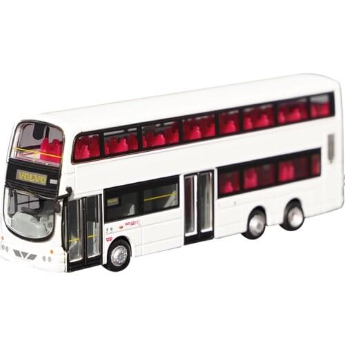 Classic 1:120 Hong Kong double-decker Denis B9 diecast alloy bus model for gift, toy