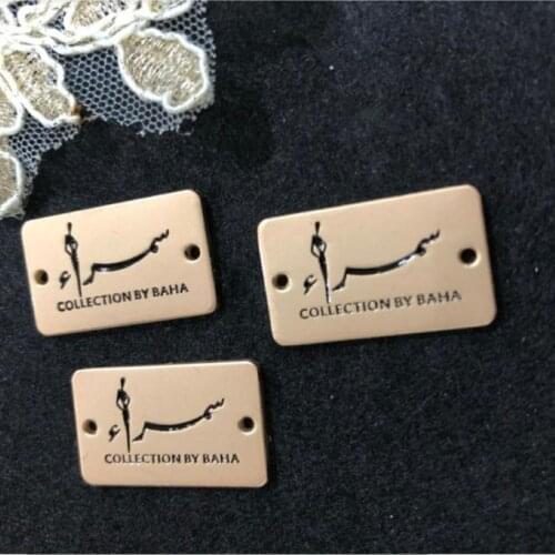 Personalize Clothes/Bag/Shoes/Jeans Accessories Customized Metal Label Zinc Alloy Tag Engraved Patch