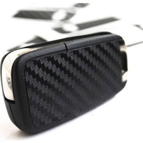 Carbon fiber 2pcs/lot Car key sticker auto The Whole Body /car decorate accessories stickers car styling For Chevrolet Cruze