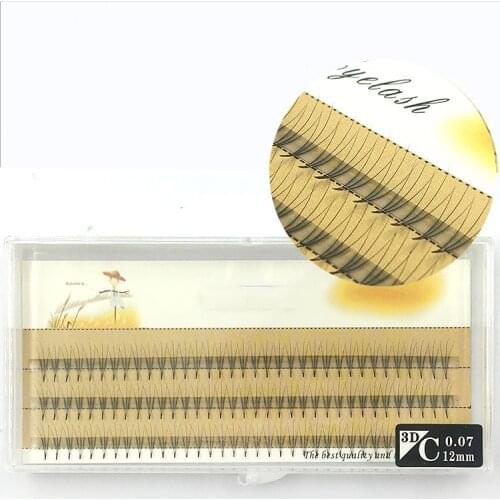 Natural Soft 8-14mm 1Set Big Capacity 3D Grafting Eyelashes 0.07mm Thickness False Lashes Eyelash Extensions Tools Big Eye Tools