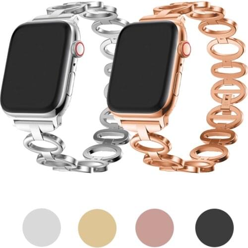 Stainless steel Strap For apple watch band 44mm 42mm 40mm 38mm Watchband for iWatch Series 6 SE 5 4 3 2 watch strap Accessories
