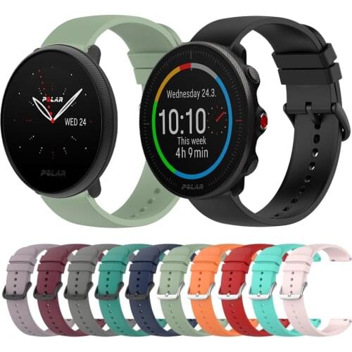 20mm 22mm Silicone Sports Strap For POLAR Vantage M2 Wristband For POLAR IGNITE 2 Polar Grit X Replacemen Bracelet Watchbands