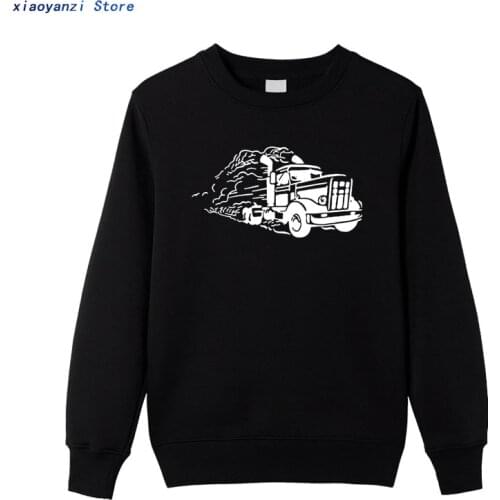 Truck Print sweatshirt New Fashion Men Women sweatshirts Transformers Truck Print Hip Hop unisex pullovers hoodies