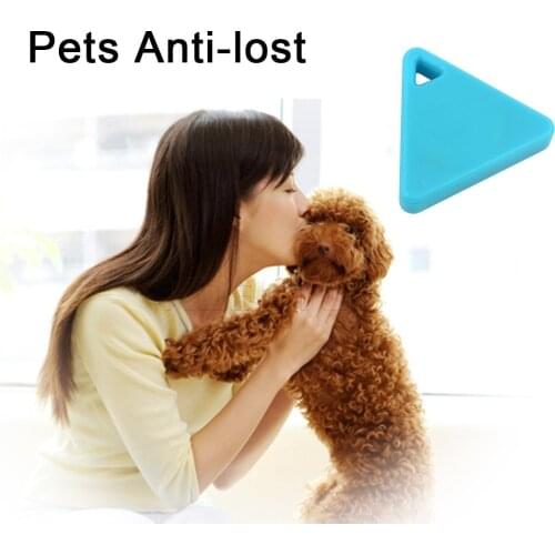 Triangle Anti-lost Alarm Smart GPS Tracker Bluetooth Tracer GPS Remote Locator for Child Pet Bag Wallet Finder