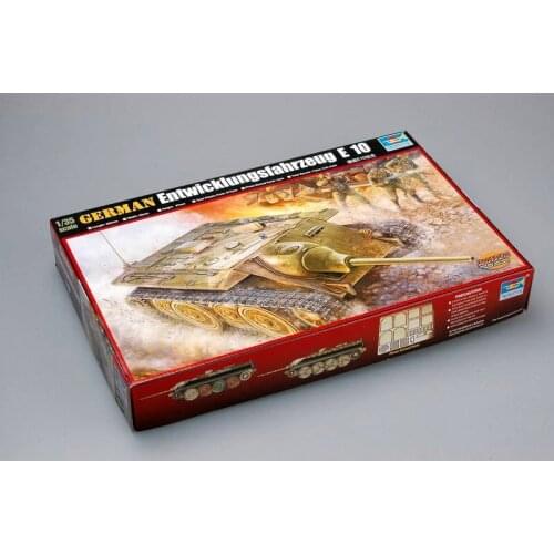 Trumpeter 00385 1/35 German Entwicklungsfahrzeug E 10 Hetzer - Scale Model Kit