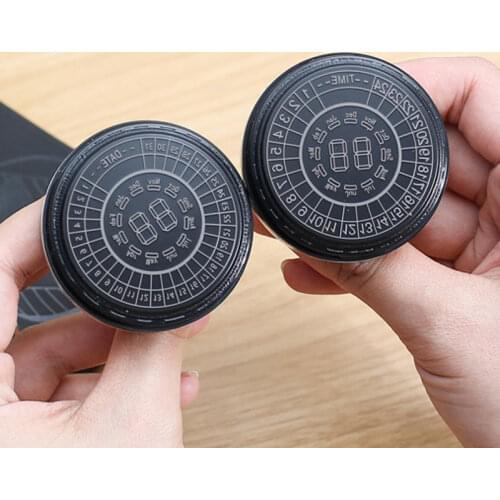 1pc Date Time Plan Photosensitive Seal Creative Schedule Planner Scrapbook Clear Stamps School Office Supplies DIY