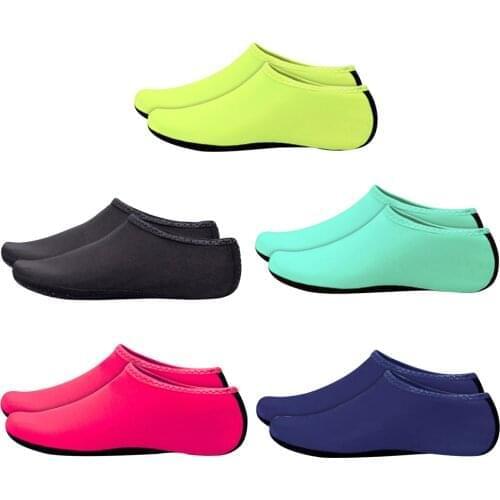 2021 Unisex Water Pool Swimming Aqua Diving Socks Seaside Water Sports Skin Shoes Water Shoes Solid Color Summer