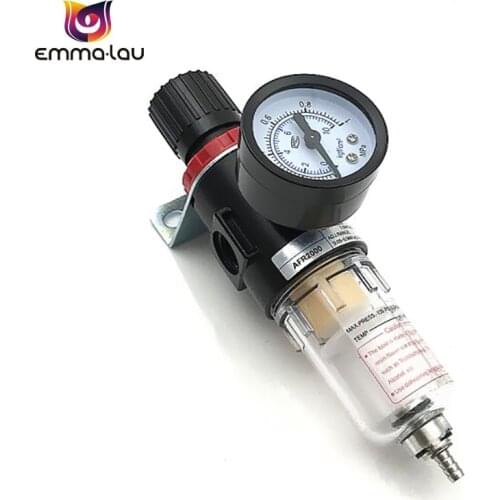 AFR-2000 Pneumatic Filter Air Treatment Unit Pressure Regulator Compressor Reducing Valve Oil Water Separation AFR2000 Gauge