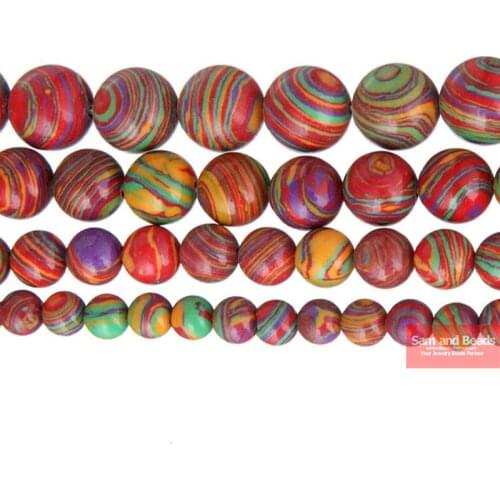 Free Shipping Synthetic Colorful Lace Malachite Beads 16" Pick Size 4 6 8 10 12mm For Bracelet Necklace Making CLMB01