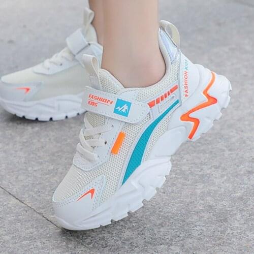 Children Shoes For Boys Sneakers Girls Shoes Kids Sneakers Boys Casual Shoes Breathable Mesh Running Footwear Rubber Fashion