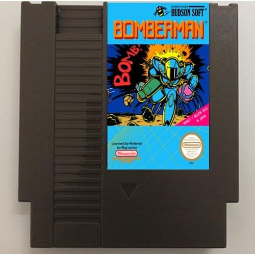 Bomberman Nes Card For 72 Pin 8 Bit Game Player