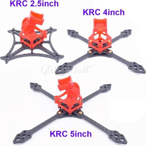 KRC 2.5inch 110mm 110 / 4inch 157mm / 5inch 197mm FPV Carbon Fiber Frame Quadcopter Kit for 20x20mm / 25.5x25.5mm Flight Control