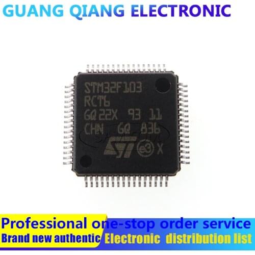 1PCS STM32F103RCT6 IC MCU 32BIT 256KB FLASH 64LQFP