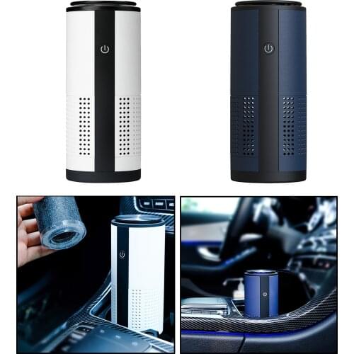 Mini Negative Ion Air Purifier Air Fresher Odor Remover Eliminates Dust for Home Bedroom Low Noise 200MAH USB Charging