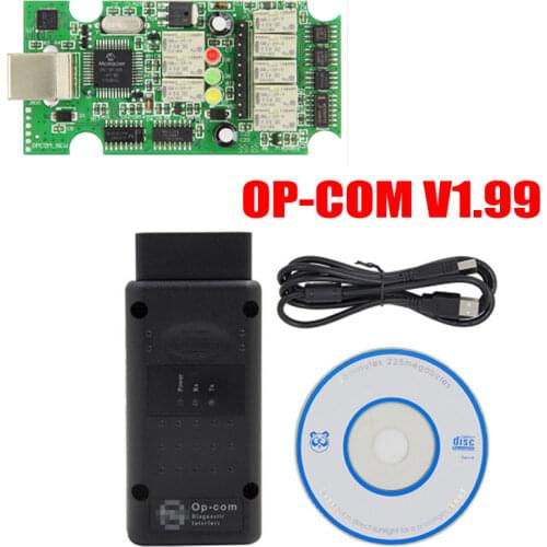 Newest OP COM V1.99 firmware A+++ quality OP-COM For Opel Diagnostic-tool OP COM with real pic18f458 can be flash update