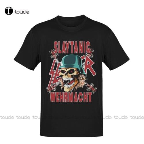New Slayer Slaytanic Wehrmacht Wermacht Metal T-Shirt All Sizes S-5Xl Cotton Tee Shirt S-5Xl