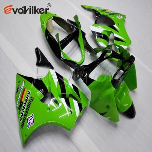 ABS Plastic fairing for ZX6R 2000 2001 2002 00 01 02 green ZZR600 2005 2006 2007 2008 05 06 07 08 Injection mold H2