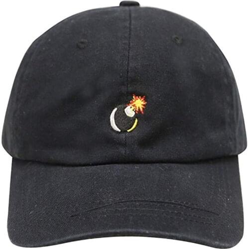 Dropshipping Bomb Snapback Cap Cotton Baseball Cap For Men Women Adjustable Hip Hop Dad Hat Bone Garros