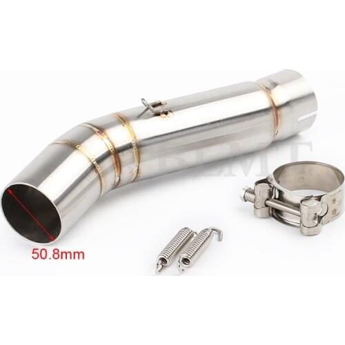 For Honda CBR 500 Motorcycle Exhaust Middle Link pipe connector connection mid pipe cbr500 CBR500X CBR500F CBR500R