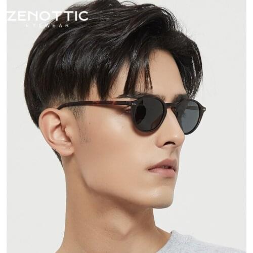 ZENOTTIC Polarized Sunglasses for Women Men Vintage Round and Square Frame UV400 Protection Shades Driving Sun Glasses