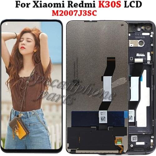 6.67'' LCD For Xiaomi Redmi K30S LCD Touch Screen Display Digitizer Assambly With Frame For Xiaomi Redmi K30S LCD M2007J3SC LCD