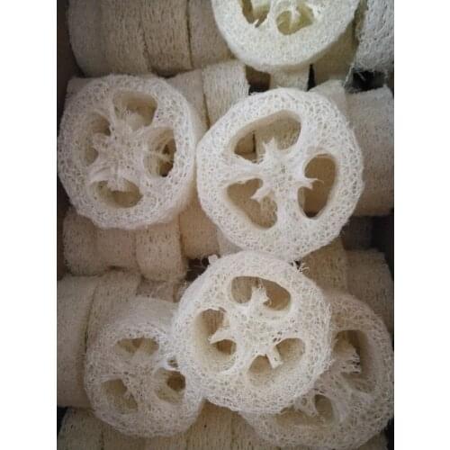 1.5cm thick200pcs/lotNatural Loofah Luffa Loofa Slice DIY customize soap tools,cleanner,sponge scrubber,facial soap holder