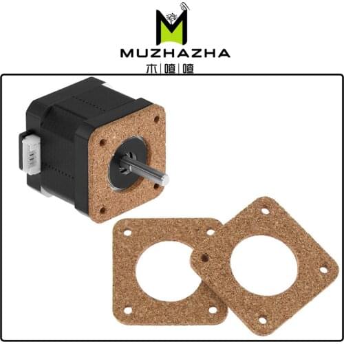 1PCS Nema 17 Stepper Damper Nema17 Stepper Motor Damper Cork Gasket Reprap Isolator 42 Motor Absorber For 3D Printer Motor