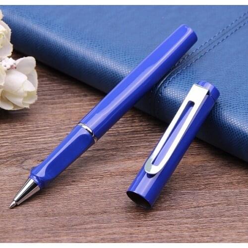 1PC 4 Colors New Design Metal Ballpoint Pen Gift Advertising Signing Ball Pen Student Prize Office Material School Supplies