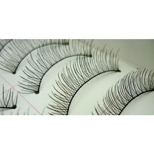 100sets 10pair/set Natural Sparse Cross Eye Lashes Extension Makeup Long False Eyelashes