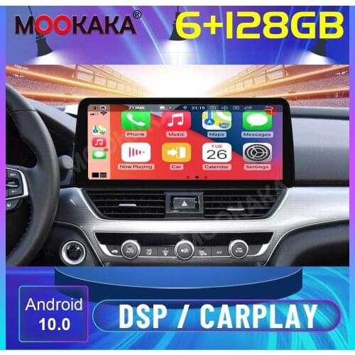 12.3" Tesla Android 10.0 6G+128G Carplay For Honda Accord 10 2018+ Car GPS Navigation Audio Radio Multimedia Player Head Unit