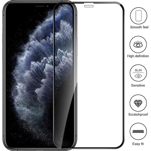9D Screen Protector Film For iPhone 11 Pro X XR XS Max Full Cover Protector Glass For iPhone 11 8 7 6 6S Plus Tempered Glass
