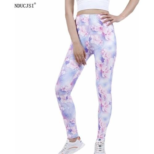 CHSDCSI Sexy Leggings Sport Women Fitness Fashion Floral Print Leggin Casual Sport Woman Pants Workout Highly Elastic Sexy Pants
