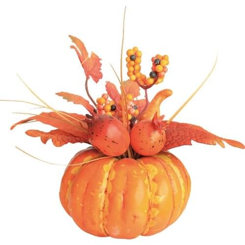 Halloween Pumpkin Decor Artificial Pomegranate Fruit for Christmas Decoration Autumn Festival Maple Leaf Props Halloween Decors