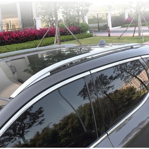 For Nissan Qashqai 2014-2020 Silver Decorative Roof Rack Rails Luggage Carrier Bars Car Accsessories