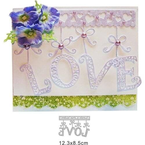 Lace Love Heart Decoration Metal Cutting Dies Stencil Scrapbooking Photo Album Card Paper Embossing Craft DIY ove heart dies