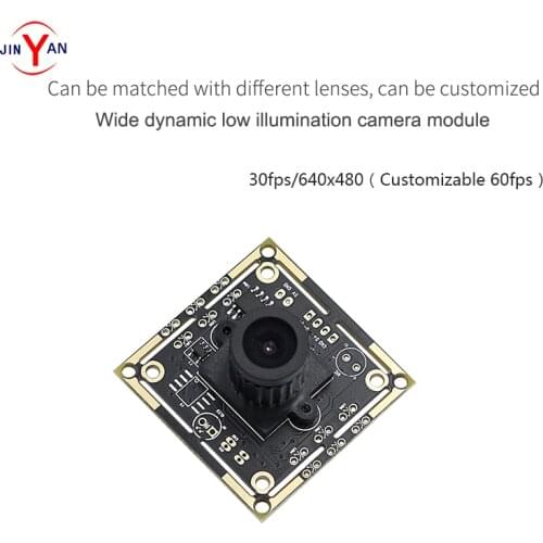 Jinyan 0.3MP pixel wide dynamic USB2.0 camera module OV7740 Suitable for backlighting