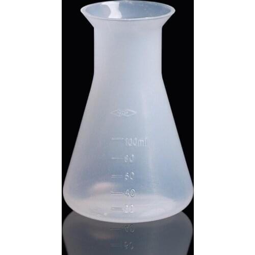 50ml to 2000ml Lab Plastic erlenmeyer flask conical container bottle for laboratory experiment
