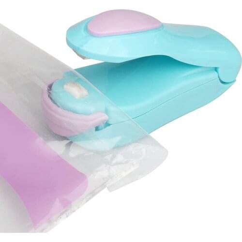 Mini Bag Sealer Portable Heat Vacuum Sealers Plastic Sealer Mini Food Sealer For Plastic Bags Food Storage EIG88