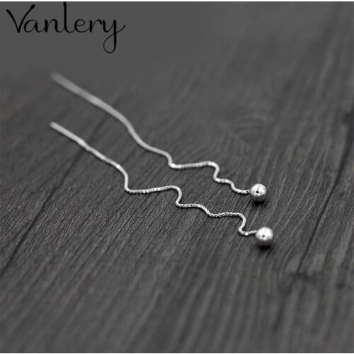 New Arrivals Korean Style Long Beads Ball Earrings For Women Lady Bridal Earrings Girls Gifts Pendientes Brincos 2021