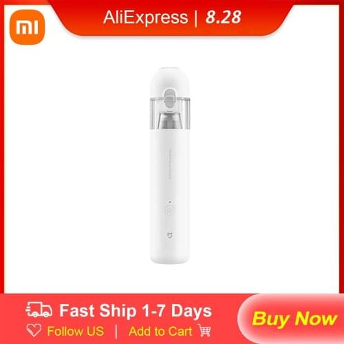 XIAOMI MIJIA Portable Mi Handheld Vacuum Cleaner Mini Wireless Dust Catcher Collector 13000PA Cyclone Suction 120W For Home Car