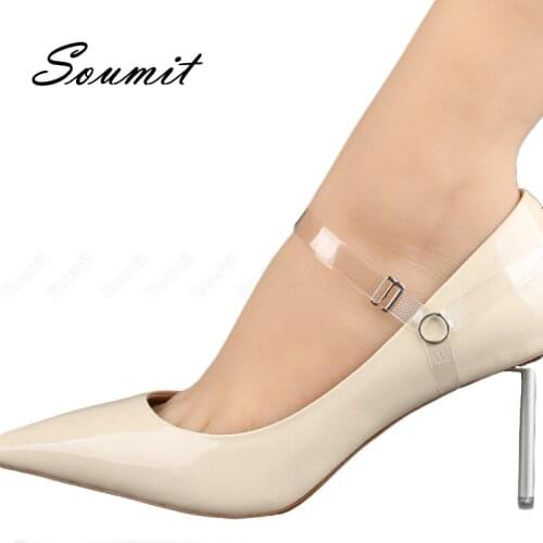 Women Shoe Lace for High Heel No Tie Shoelaces Holding Loose Anti-skid Lady Sandals Invisible Fashion Shoes Laces Accessories